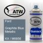 Preview: Ford, Graphite Blue Metallic, KX / M6856: 400ml Sprühdose, von ATW Autoteile West.